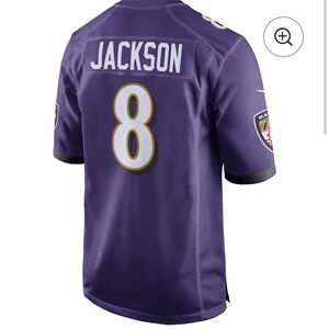 NFL Purple and Gray Jersey